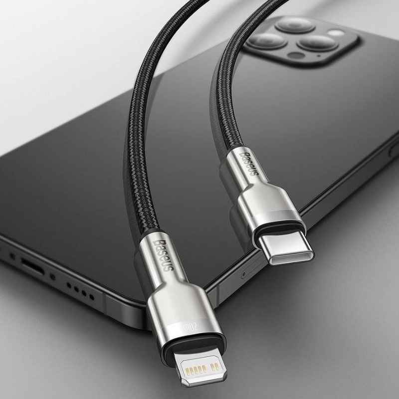 Baseus Cafule Metal Data Cable Lightning to USB-C 2M